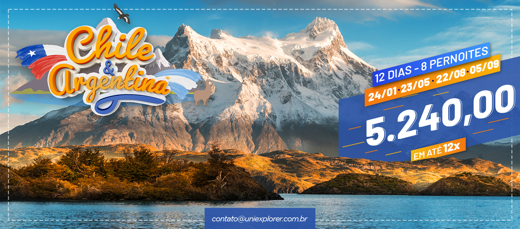 Uni Explorer Pacote Chile e Argentina